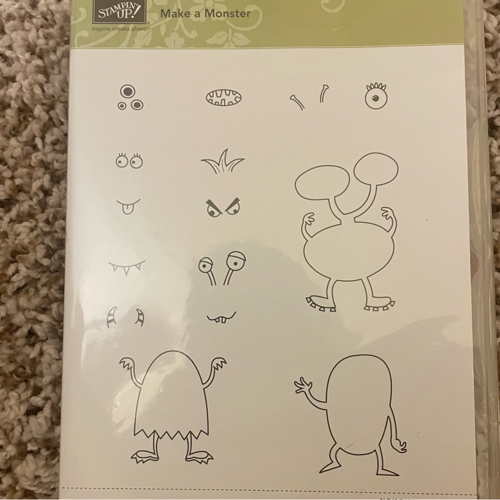Stampin Up Make a Monster set
